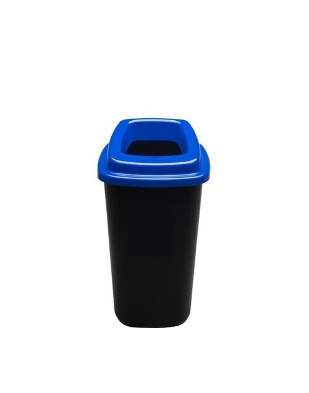 Šiukšlių dėžė rūšiavimui EcoBin Big mėlyna spalva 90 litrų